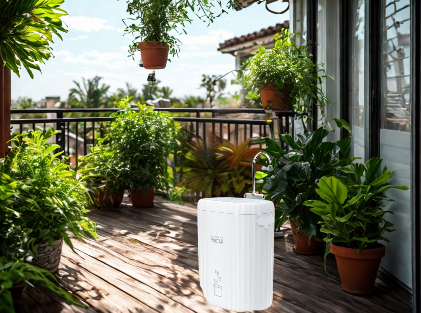 NEO Smart WiFi Automatic Plant Watering Kit – Remote App Control Drip Irrigation for Home & Balcony Plants