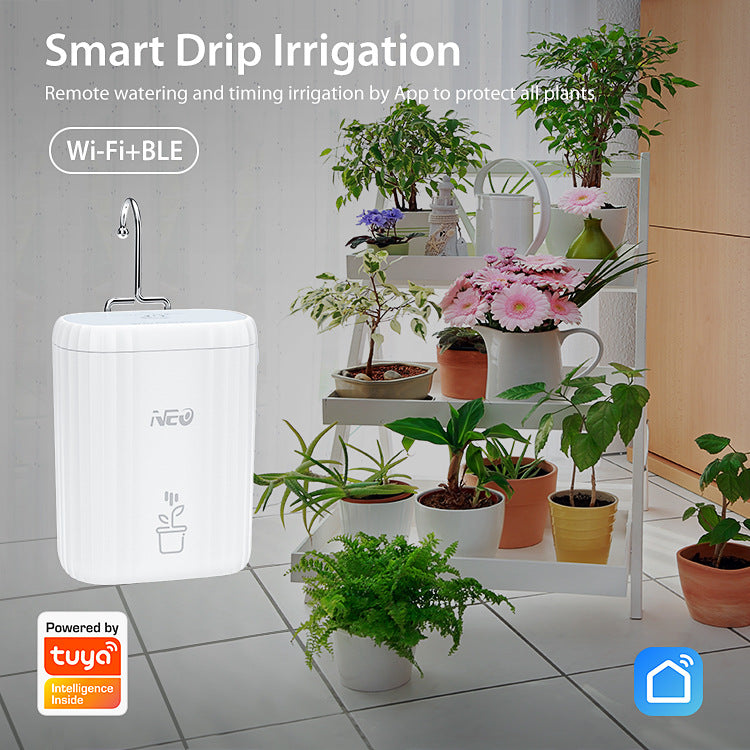 NEO Smart WiFi Automatic Plant Watering Kit – Remote App Control Drip Irrigation for Home & Balcony Plants