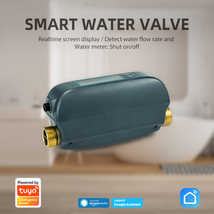 NEO Tuya WiFi Smart Water Valve Controller – Automatic Timer, Water Usage Monitoring & Remote Shut-Off for Smart Homes