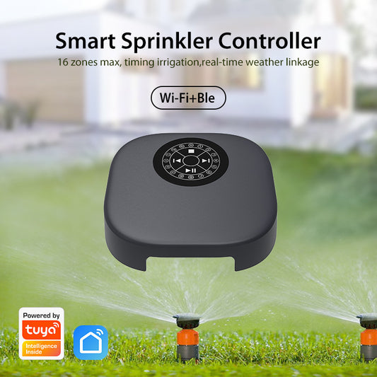 Tuya WiFi Smart 16-Zone Irrigation Controller – Automatic Multi-Zone Garden Watering Timer