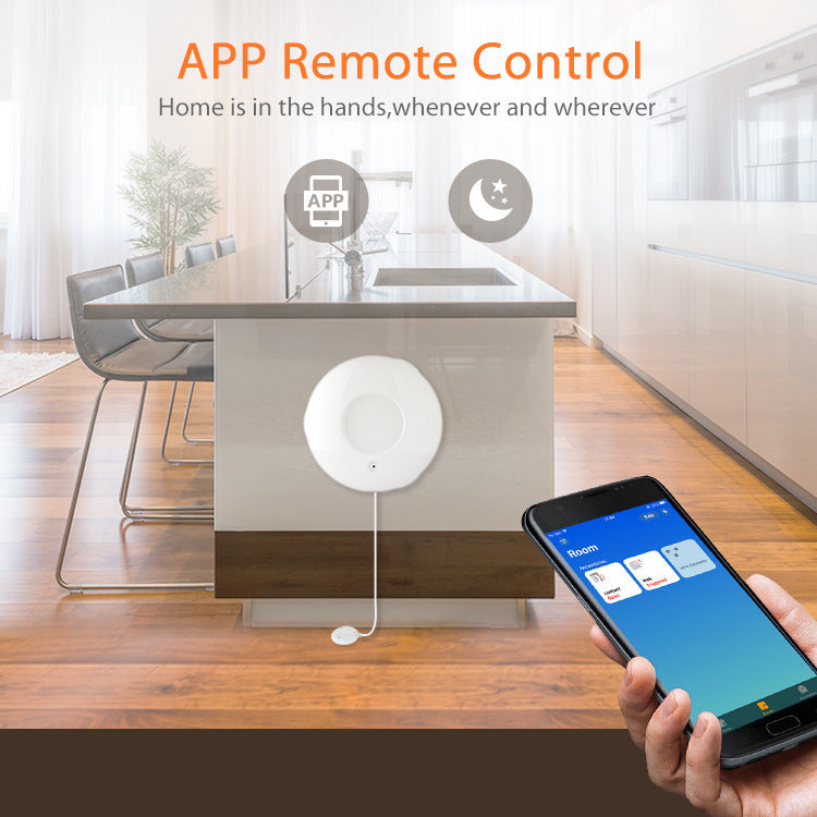 NEO Tuya ZigBee & Apple HomeKit Smart Water Leak Sensor – WiFi Flood Alarm Detector for Home Safety & Smart Automation
